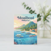 Carte Postale Moalboal Philippines (Debout devant)
