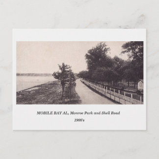 Carte Postale Mobile Alabama AL, Monroe Park 1900 vintage