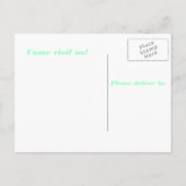 Carte postale mobile de faire-part de tableau (Dos)