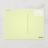 Carte postale Mobile Home (Dos)