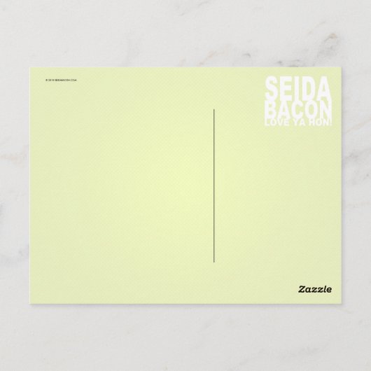 Carte postale Mobile Home (Dos)