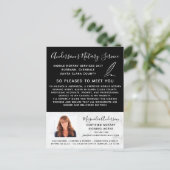 Carte Postale Mobile Noeud Service Marble Photo Marketing (Debout devant)