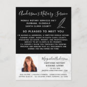 Carte Postale Mobile Noeud Service Marble Photo Marketing (Devant)