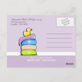 Carte Postale Mobile Pet Grooming Shih Tzu Purple Coupon Maille (Dos)