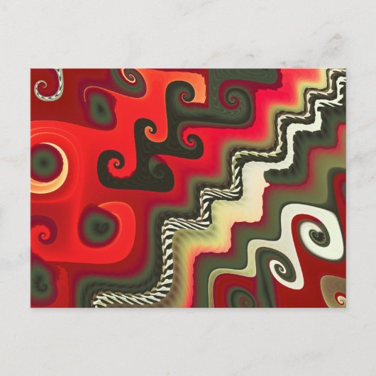 Carte Postale Mobilier Art Fractal fin (Devant)