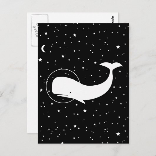 Carte Postale Moby dans l'espace (Devant / Derrière)