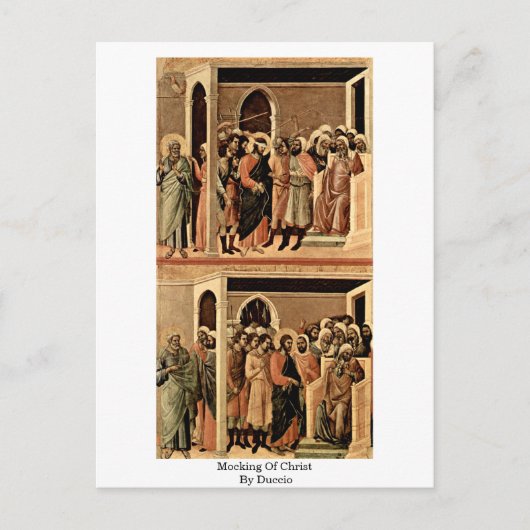 Carte Postale Mocage Du Christ Par Duccio (Devant)