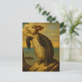 Carte Postale Mock Turtle Lewis Carroll Character (Debout devant)