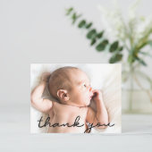 Carte Postale Mod Baby Nom et photo de naissance (Debout devant)