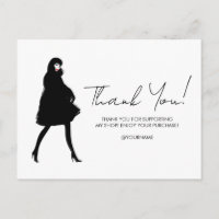 Mod Fashion Girl Boutique Remerciements Scriptés