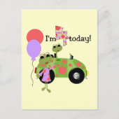 Carte Postale Mod Frogs 4th Birthday Tshirts et cadeaux (Devant)