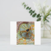 Carte Postale Mod Œil Caméléon Animal Stylé (Debout devant)