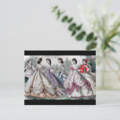 Carte Postale Mode 1865 (Debout devant)