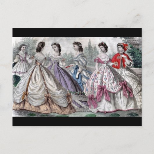 Carte Postale Mode 1865 (Devant)