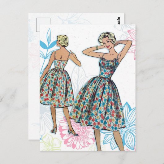 Carte Postale Mode Avance (Devant / Derrière)