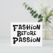 Carte Postale Mode avant passion (Debout devant)