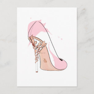 Carte Postale Mode blonde fille cheveux