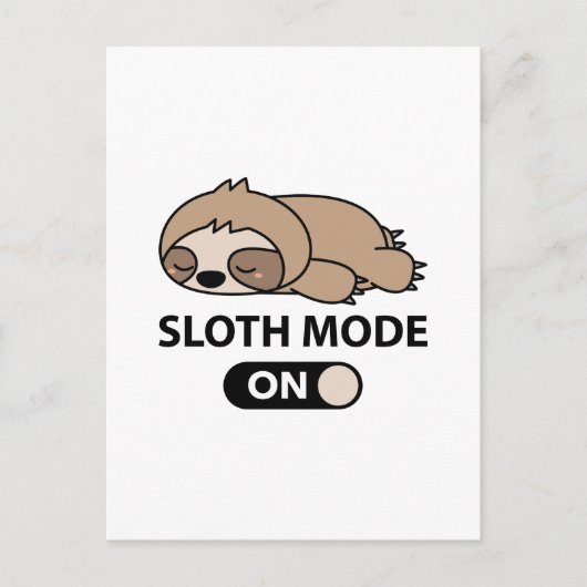 Carte Postale Mode de fentes activé (Devant)