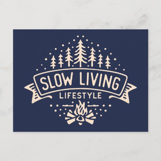 Carte Postale Mode de vie Slow Living (Devant)
