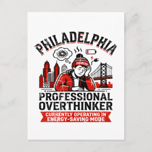 Carte Postale Mode d'économie d'énergie pour surpenseur de Phila