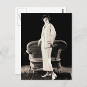 Carte Postale Mode des années 1920 (Devant / Derrière)