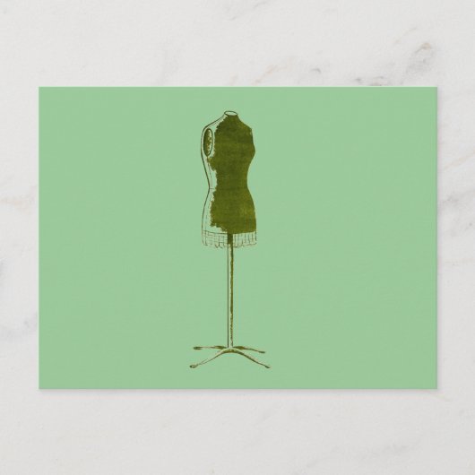 Carte Postale Mode des années 1960 Robe rétro (Devant)