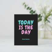 Carte Postale Mode expressive de typographie (Debout devant)