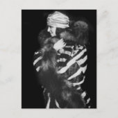 Carte Postale Mode fourrure, années 1920 (Devant)