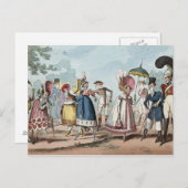 Carte postale Mode inhabituel (Devant / Derrière)