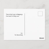 Carte Postale Mode moderne main dessinée budget noir & blanc Noë (Dos)