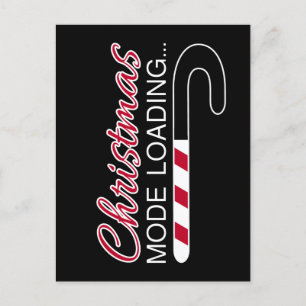 Carte Postale Mode Noël Chargement - Barre de chargement du Sucr