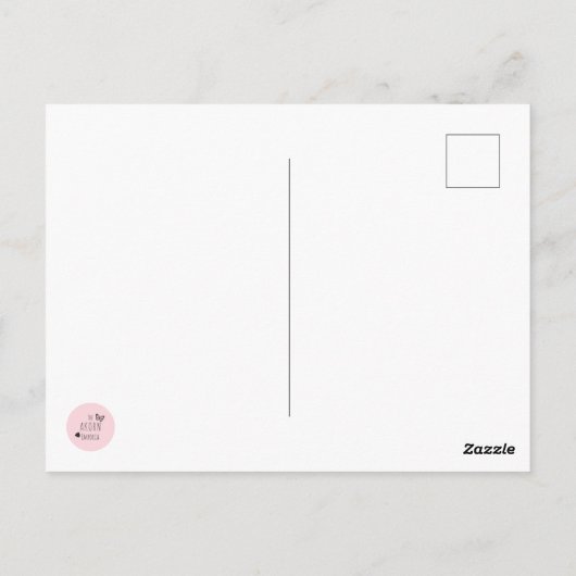 Carte Postale Mode Panic dans le style (Dos)