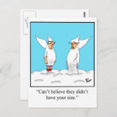 Carte Postale Mode paradisiaque Faux Pas ! (Devant / Derrière)