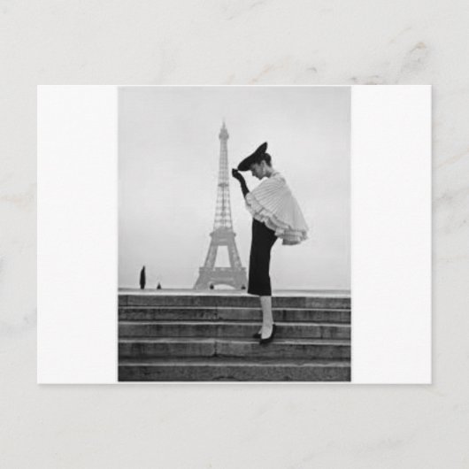 Carte Postale Mode Paris (Devant)