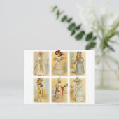 Carte Postale Mode Paris vintage (1) (Debout devant)