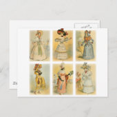 Carte Postale Mode Paris vintage (1) (Devant / Derrière)