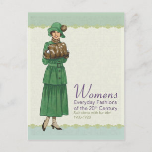 Carte Postale Mode quotidien : Robe de suite