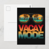 Carte Postale Mode Vacances (Devant / Derrière)
