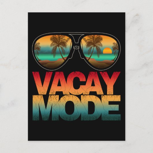 Carte Postale Mode Vacances (Devant)