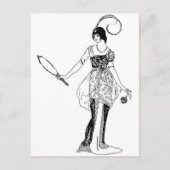 Carte Postale Mode vintage (Devant)