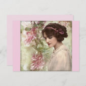 carte postale mode vintage (Devant / Derrière)