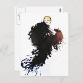 Carte Postale Mode vintage (Devant / Derrière)