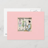 Carte Postale mode vintage (Devant / Derrière)