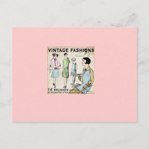 Carte Postale mode vintage