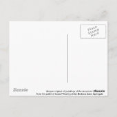 Carte Postale Modèle (Dos)