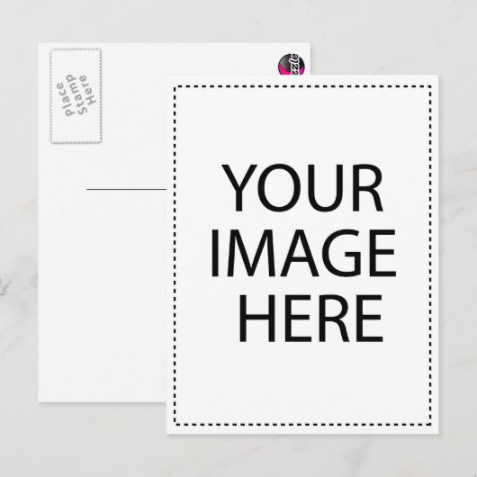 Carte Postale Modèle (Devant / Derrière)