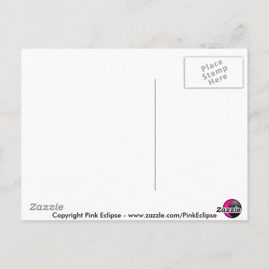 Carte Postale Modèle (Dos)