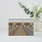 Carte Postale Modèle 3D : Bowling Alley : (Debout devant)