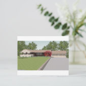 Carte Postale Modèle 3D : Maison de style Ranch : (Debout devant)