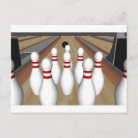 Modèle 3D : Pins de Bowling sur voie :